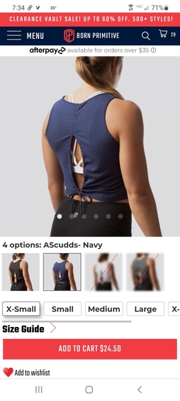 Born Primitive Crop Top - Picture 2 of 3